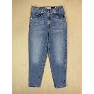 Levis Silver Tab Jeans Womens 29 Blue Mom‎ Jean High Rise Regular Fit Denim